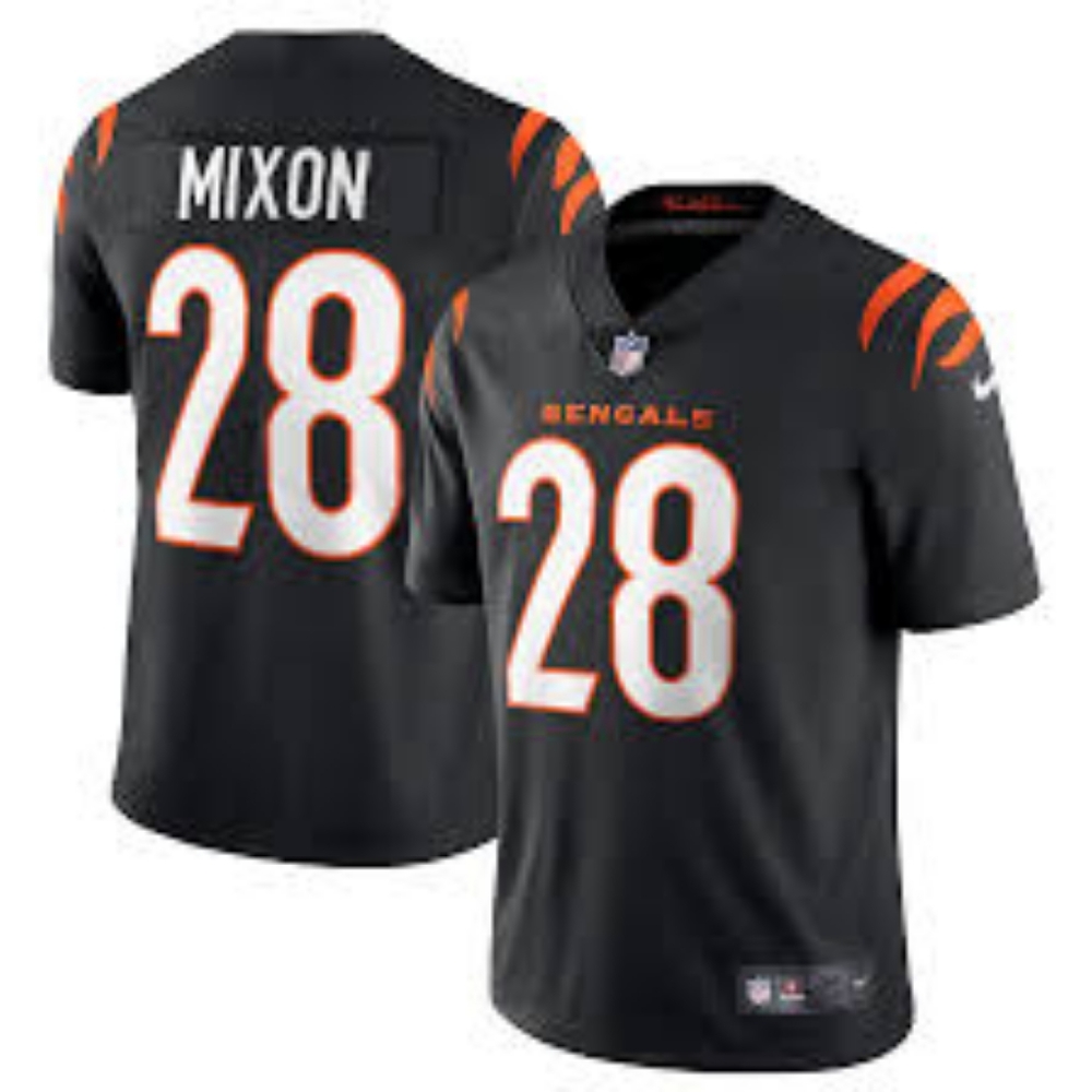 Bengals Joe Mixon Black Jersey